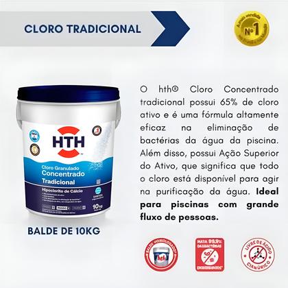 Imagem de HTH PURIFICAR CLORO CONCENTRADO HIPOCLORITO PARA PISCINA 10 kg