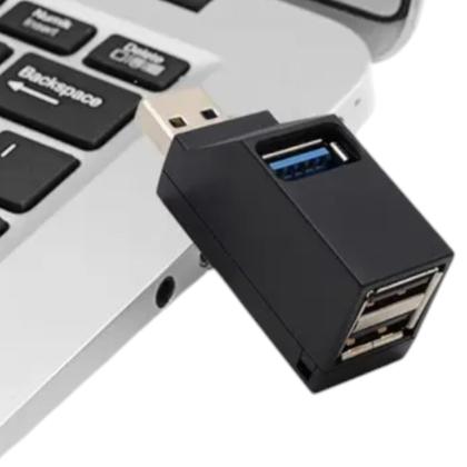 Imagem de Hub 3 Portas Usb 3.0 5gbps Mini Divisor Lehmox