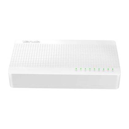 Imagem de Hub Adaptador Multiporta Tenda S108 Desktop Switch / 8 Portas / 10/100Mbps - Branco