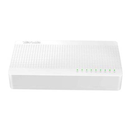 Imagem de Hub Adaptador Multiporta Tenda S108 Desktop Switch / 8 Portas / 10/100Mbps - Branco