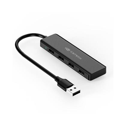 Imagem de HUB C3Tech USB, 4x USB 2.0, Preto - HU-230BK