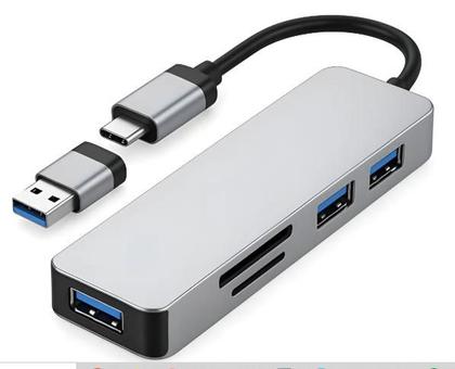 Imagem de Hub Cabo Usb 3.1 Extensor 5 Portas High Speed Hd Pen Drive