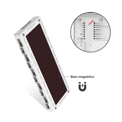 Imagem de Hub controlador de fan am10 pwm 4pin + argb 3pin 10 portas