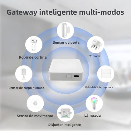 Imagem de Hub De Gateway Para Casa Inteligente Tuya ZigBee, Controlador Remoto Sem Fio, Suporte Para Alexa E