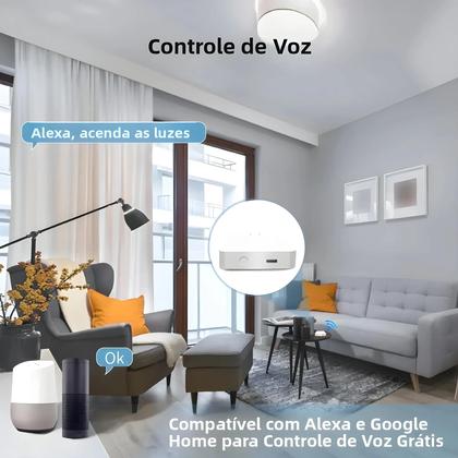 Imagem de Hub De Gateway Para Casa Inteligente Tuya ZigBee, Controlador Remoto Sem Fio, Suporte Para Alexa E