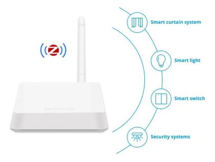 Imagem de Hub Gateway Zigbee 3.0 Zemismart T1 Antena
