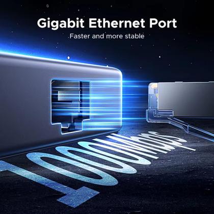 Imagem de Hub Ugreen USB-C para HDMI + USB-C + 3xUSB-A + RJ45 + Conversor de energia PD (7 em 1)