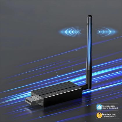 Imagem de Hub Universal Sem Fio Zigbee AVATTO Dongle USB Zigbee 3.0 Para Zigbee2MQTT Home Assistant