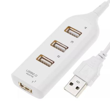 Imagem de Hub Usb 2.0 4 Portas Extensor Usb Notebook Velocidade 480mb