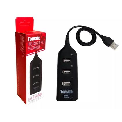 Imagem de Hub Usb 2.0 4 Portas Extensor Usb Notebook Velocidade 480mb