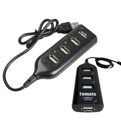 Imagem de Hub Usb 2.0 4 Portas Extensor Usb Notebook Velocidade 480mb