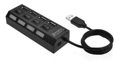 Imagem de Hub Usb 2.0 Com 4 Portas Cabo