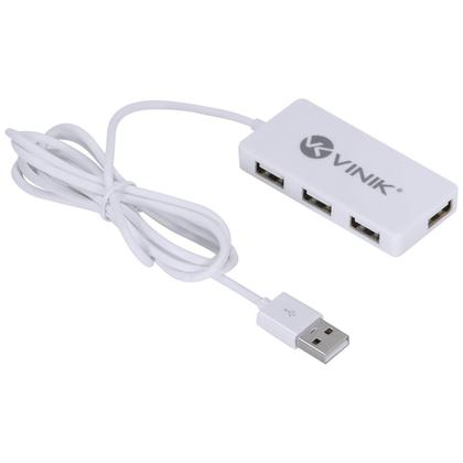 Imagem de Hub USB 2.0 com 4 Portas e 1,2M de Cabo Branco - HUV-20-B