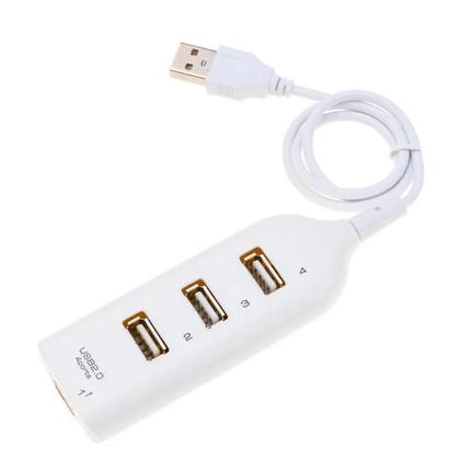 Imagem de Hub USB 2.0 De Alta Velocidade Com 4 Portas E Cabo, Mini Divisor USB Para PC, Laptop, Notebook,