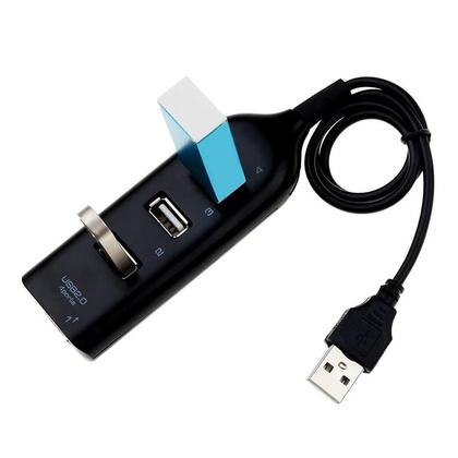 Imagem de Hub USB 2.0 De Alta Velocidade Com 4 Portas E Cabo, Mini Divisor USB Para PC, Laptop, Notebook,