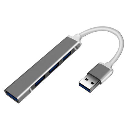 Imagem de Hub USB 3.0 4 Portas Extensão para PC Notebook Adaptador Pendrive Externo