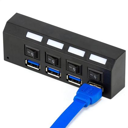 Imagem de Hub Usb 3.0 - 4 Portas - Kit Com 10