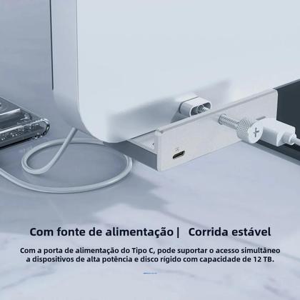 Imagem de Hub USB 3.0 de 6 Portas com Fonte de Alimentação - Alta Velocidade