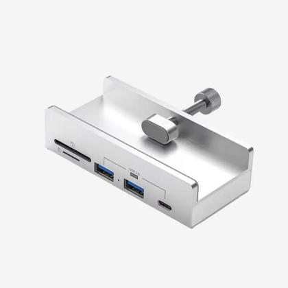 Imagem de Hub USB 3.0 De Liga De Alumínio 5Gbps Com Slot Para Cartão TF Para Laptop E Desktop Divisor