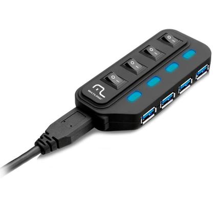 Imagem de HUB USB 3.0 Multi Super Speed, 4 Portas - AC264