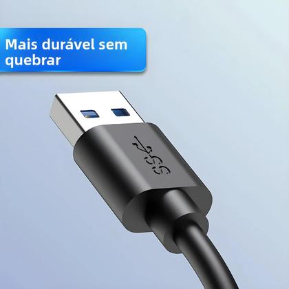 Imagem de Hub USB 3.0 Tipo-C De 5 Portas Multi Splitter Extensor Para Macbook pro PC Laptop