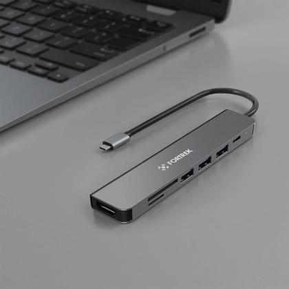 Imagem de Hub USB-C 7 Portas Fortrek DC75