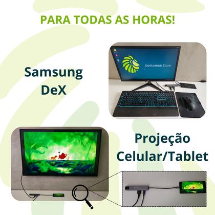 Imagem de Hub USB C, Adaptador Hub 8 em 1 USB C para Laptops, Smartphone, Samsung Dex, Tablets, Nintendo Switch