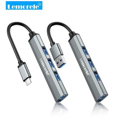 Imagem de Hub USB-C De 4 Portas Tipo C USB3.0 OTG Adaptador Multi Splitter Para Acessórios De Laptop Lenovo