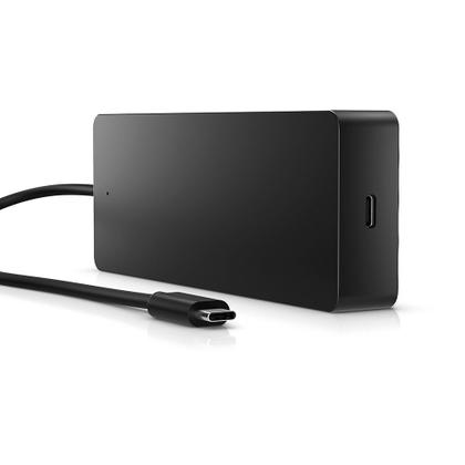 Imagem de Hub USB-C HP Universal Multiport, 7 em 1, HDMI, DisplayPort, Ethernet, Suporte 2x 4K, Cinza Espacial - 50H98AAABL