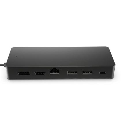 Imagem de Hub USB-C HP Universal Multiport, 7 em 1, HDMI, DisplayPort, Ethernet, Suporte 2x 4K, Cinza Espacial - 50H98AAABL
