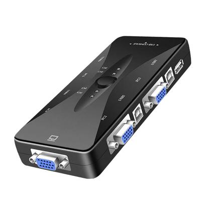 Imagem de Hub USB Chaveador Switch Kvm 4 Portas VGA Mouse Teclado