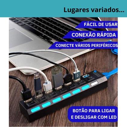 Hub USB de Alta Velocidade Com Alimentação Externa - LIPPIN - Hub ...