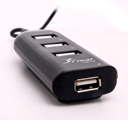 Imagem de HUB USB Knup HB T56 4 Portas Preto