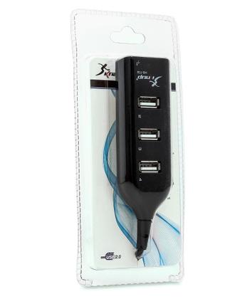Imagem de HUB USB Knup HB T56 4 Portas Preto