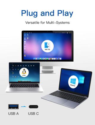 Imagem de Hubonic Cabo Tipo-C USB Turbo Nylon Carregamento Cabo de Dados Reforçado Compatível Premium