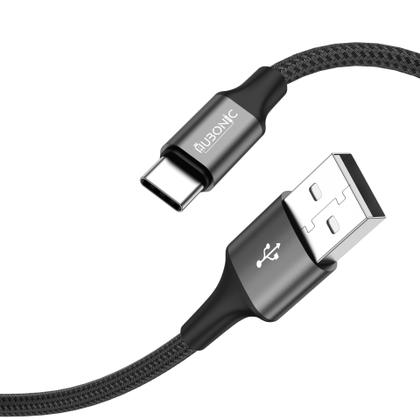 Imagem de Hubonic Cabo Tipo-C USB Turbo Nylon Carregamento Cabo de Dados Reforçado Compatível Premium