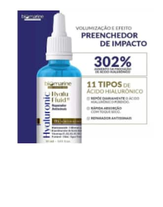 Imagem de Hyaluronic Hyalu Fluid 11x Ácido Hialurônico Biomarine 30ml