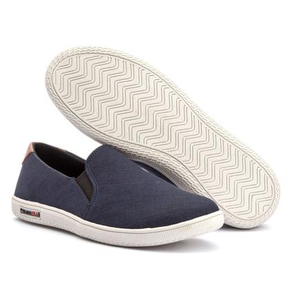 Imagem de Iate Slip On Urban Casual Azul Macio Carteira e Cinto