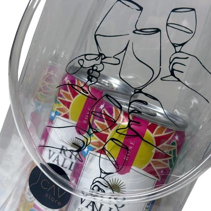 Imagem de Ice Bag Cheers Bolsa Térmica para Vinhos e Espumantes  Estilo e Praticidade