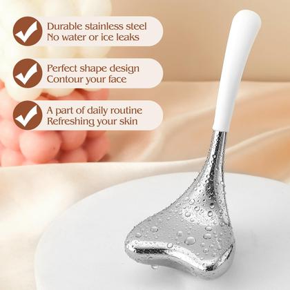 Imagem de Ice Globes Cryo Sticks para massagem facial Gua Sha 2 em 1