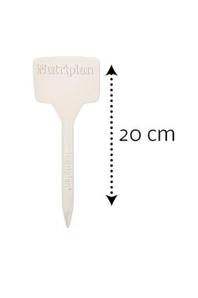 Imagem de Identificador de Plantas Etiqueta P/ Vasos Hortas 40cm 50 un