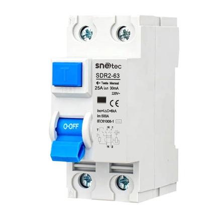 Imagem de IDR Interruptor Dif. Residual 220V DR 30mA Snetec SDR263