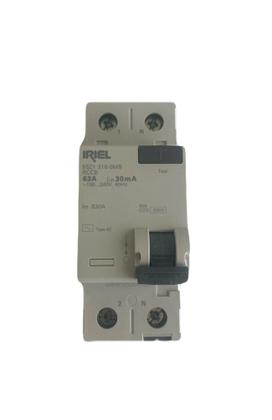 Imagem de IDR - Interruptor Diferencial Residual Iriel Tipo AC 1P+N 63A 30mA