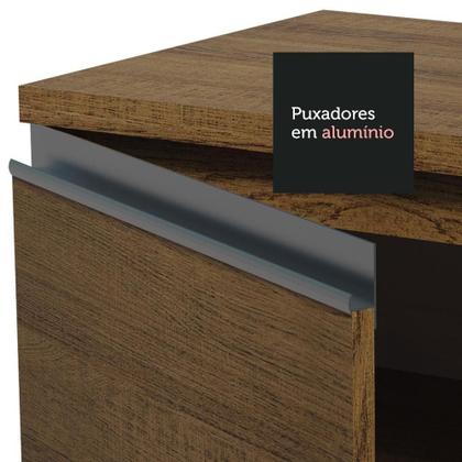 Imagem de Ilha De Cozinha Com Bancada E Balcão 120 Cm Rustic