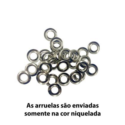 Imagem de Ilhós 54 Alumínio Macio Não Enferruja 100 Ilhoses Para Roupas Scrapbook Com Arruela