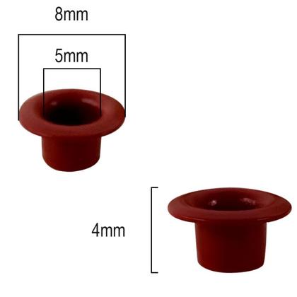 Imagem de Ilhós 54 Alumínio Macio Não Enferruja 100 Ilhoses Para Roupas Scrapbook Com Arruela