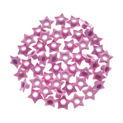 Imagem de Ilhós Mimo Creating - Estrela - Rosa Candy - 4,5 mm - 50 Unids