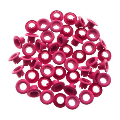 Imagem de Ilhós Mimo Creating - Redondo - Rosa Pink - 4,5 mm - 50 Unids