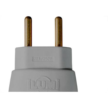 Imagem de Ilumi Pino Macho 2P  Rob.20A Cz14020 - Kit C/10 Pc