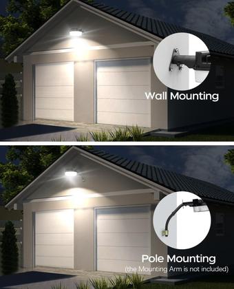 Imagem de Iluminação externa CINOTON LED Barn Light 42W 4950LM 5000K Black